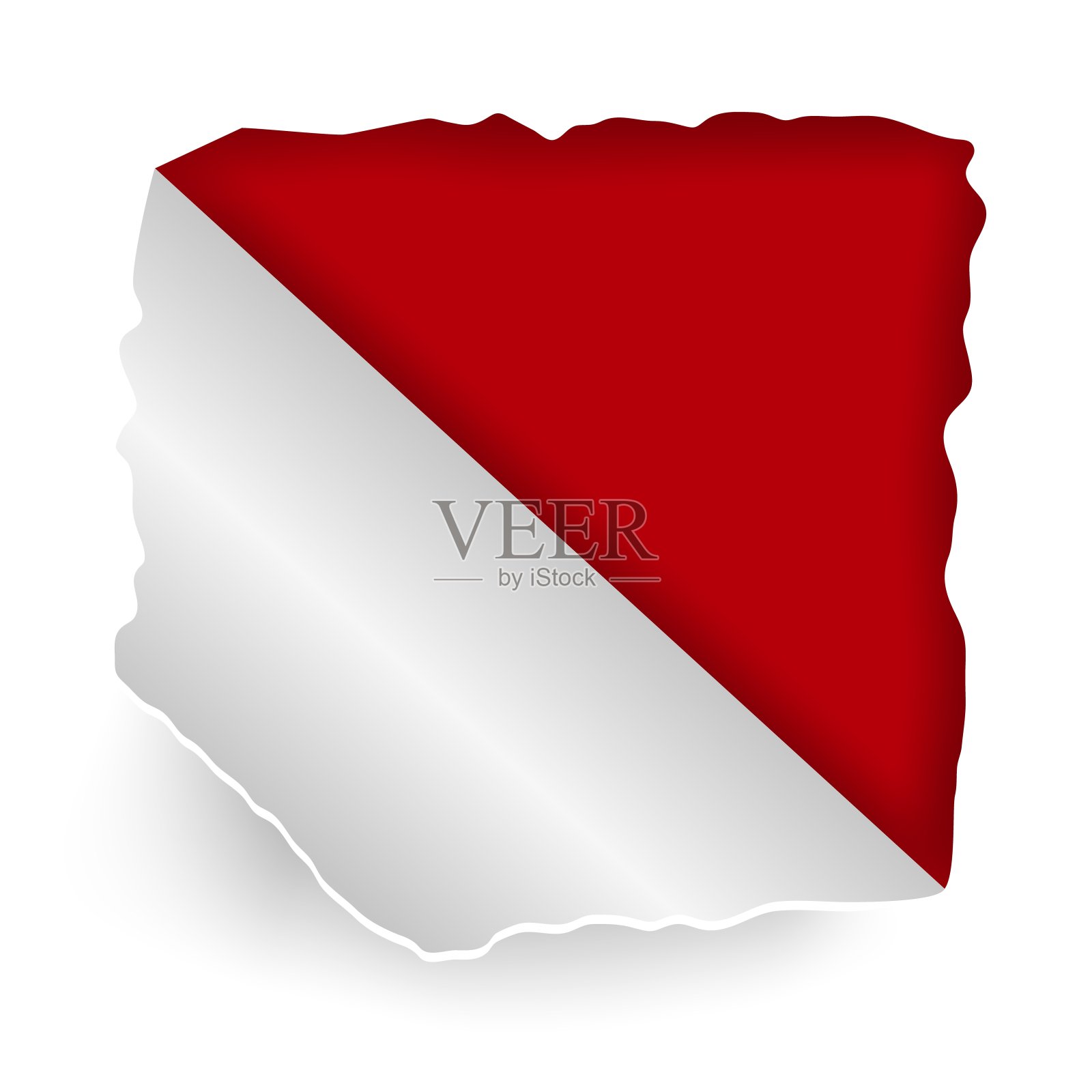 背景横幅从撕纸广告和促销设计。矢量图设计元素图片