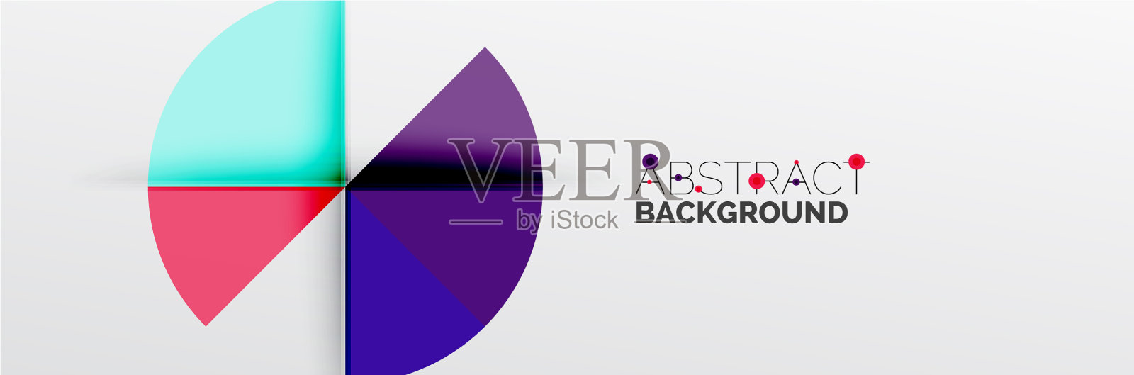 明亮的颜色圆圈抽象圆形的形状和插画图片素材