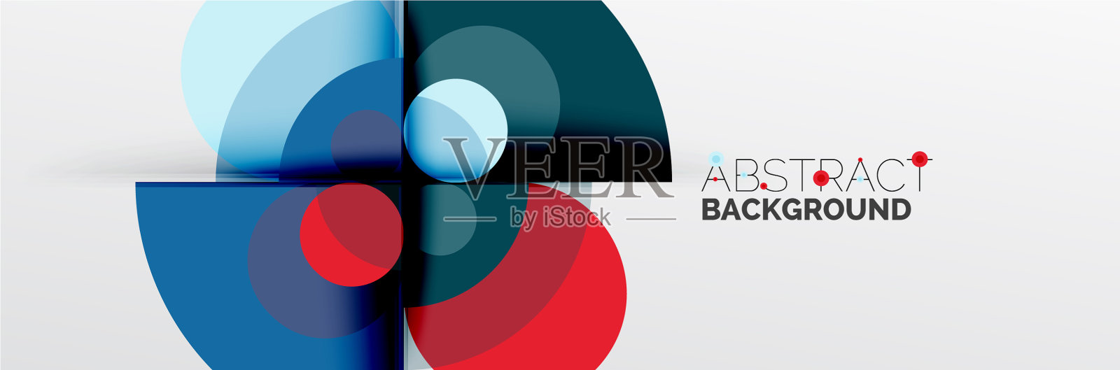 明亮的颜色圆圈抽象圆形的形状和插画图片素材