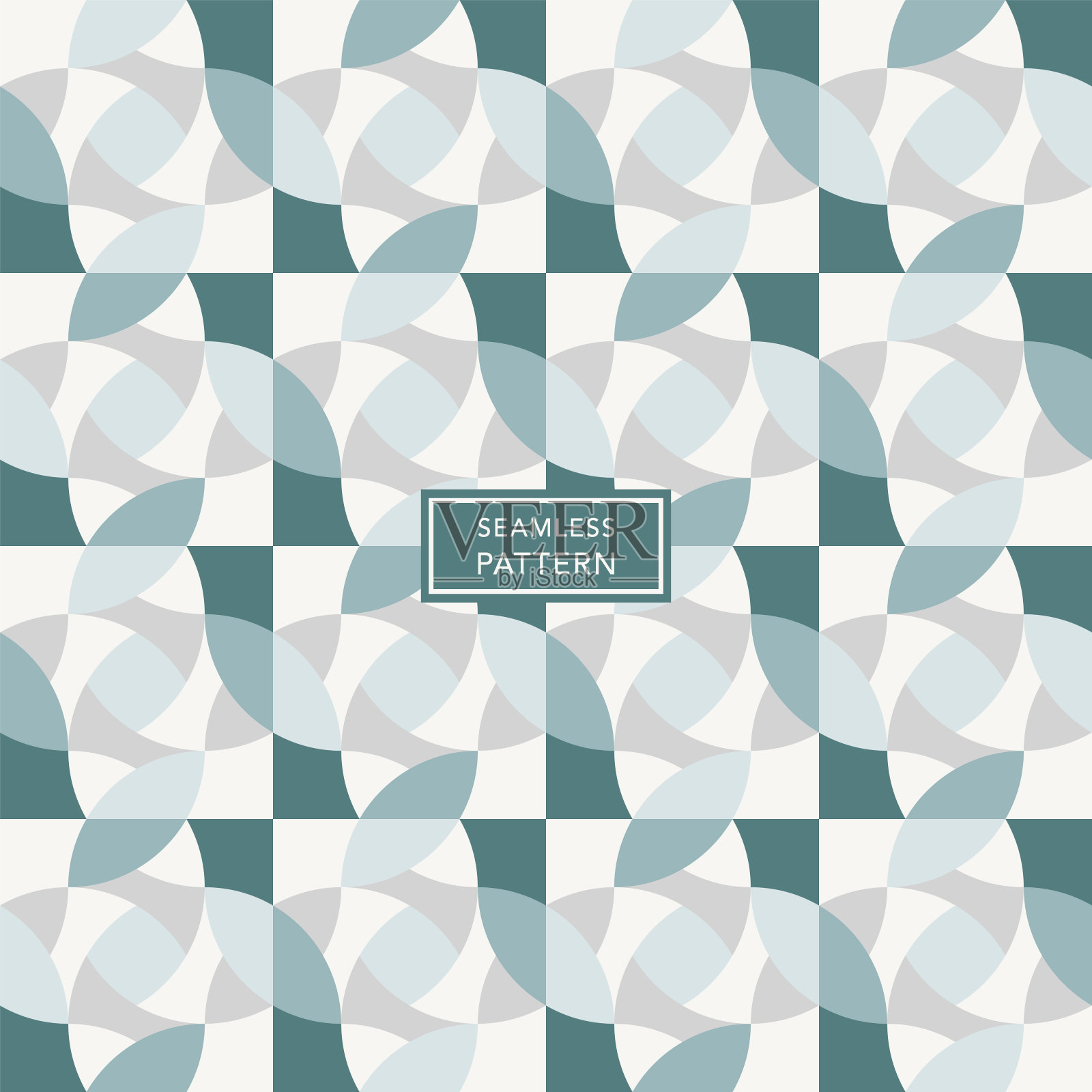 盖模板设计与多色几何图案插画图片素材