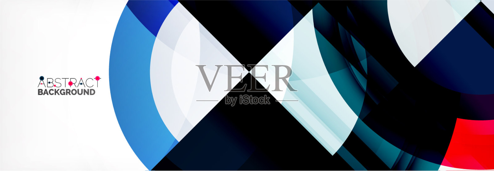 圆形形状三角形和圆形现代插画图片素材