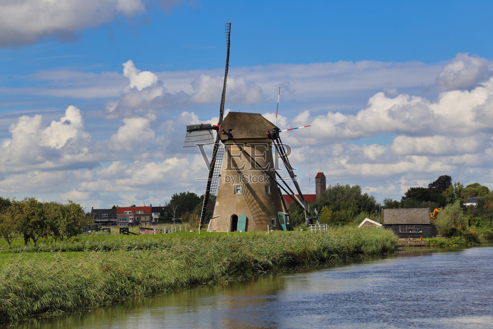 荷兰金德迪克的温德米尔照片摄影图片