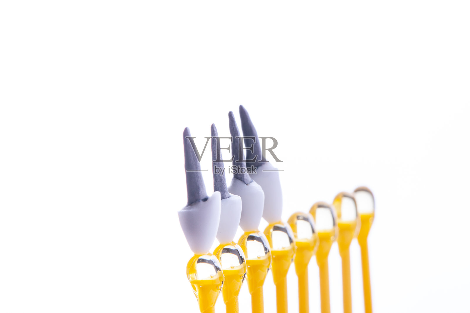 陶瓷销层和应用器照片摄影图片