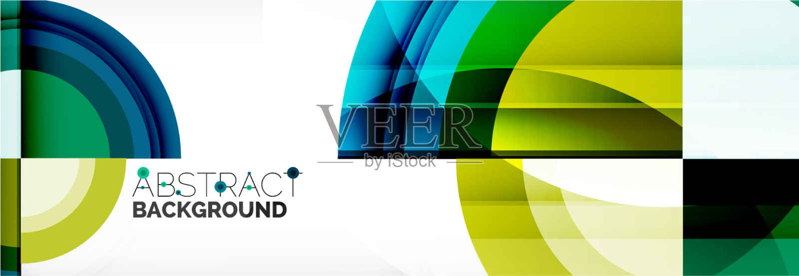 圆形形状三角形和圆形现代插画图片素材