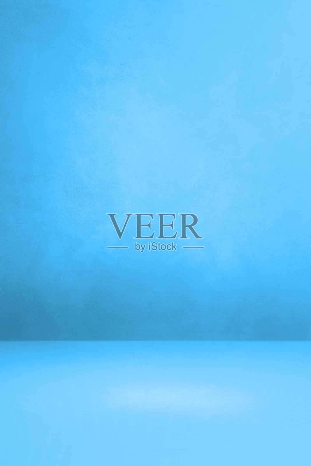 空旷的蓝色混凝土室内背景照片摄影图片