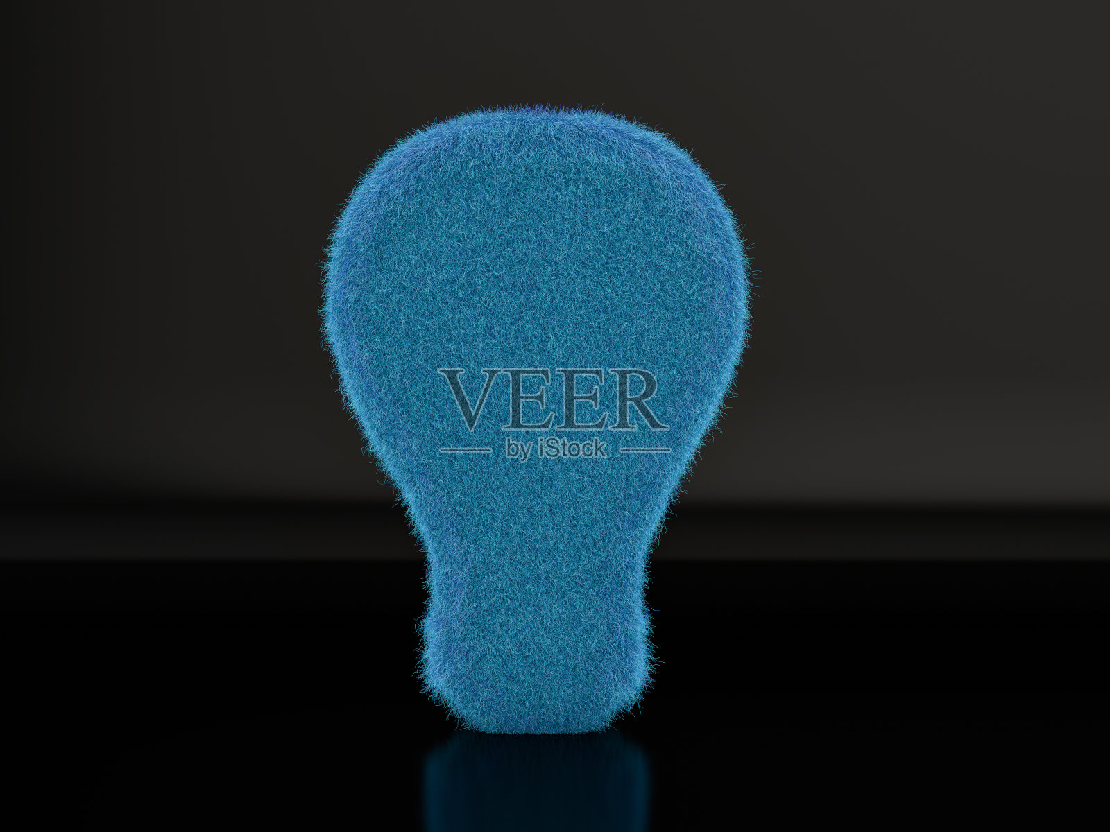 毛皮灯泡的象征照片摄影图片