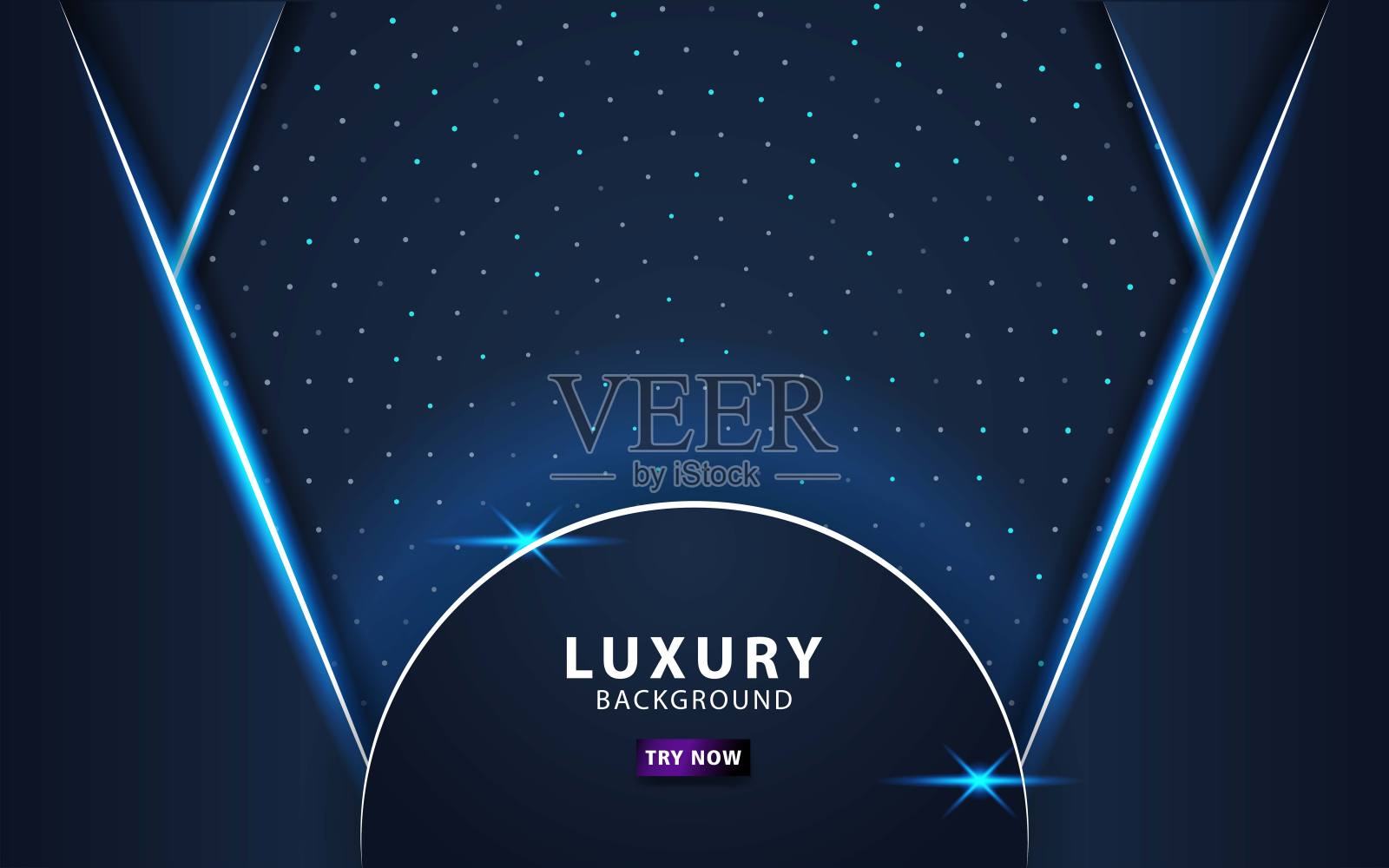 现代科技深蓝色抽象背景插画图片素材