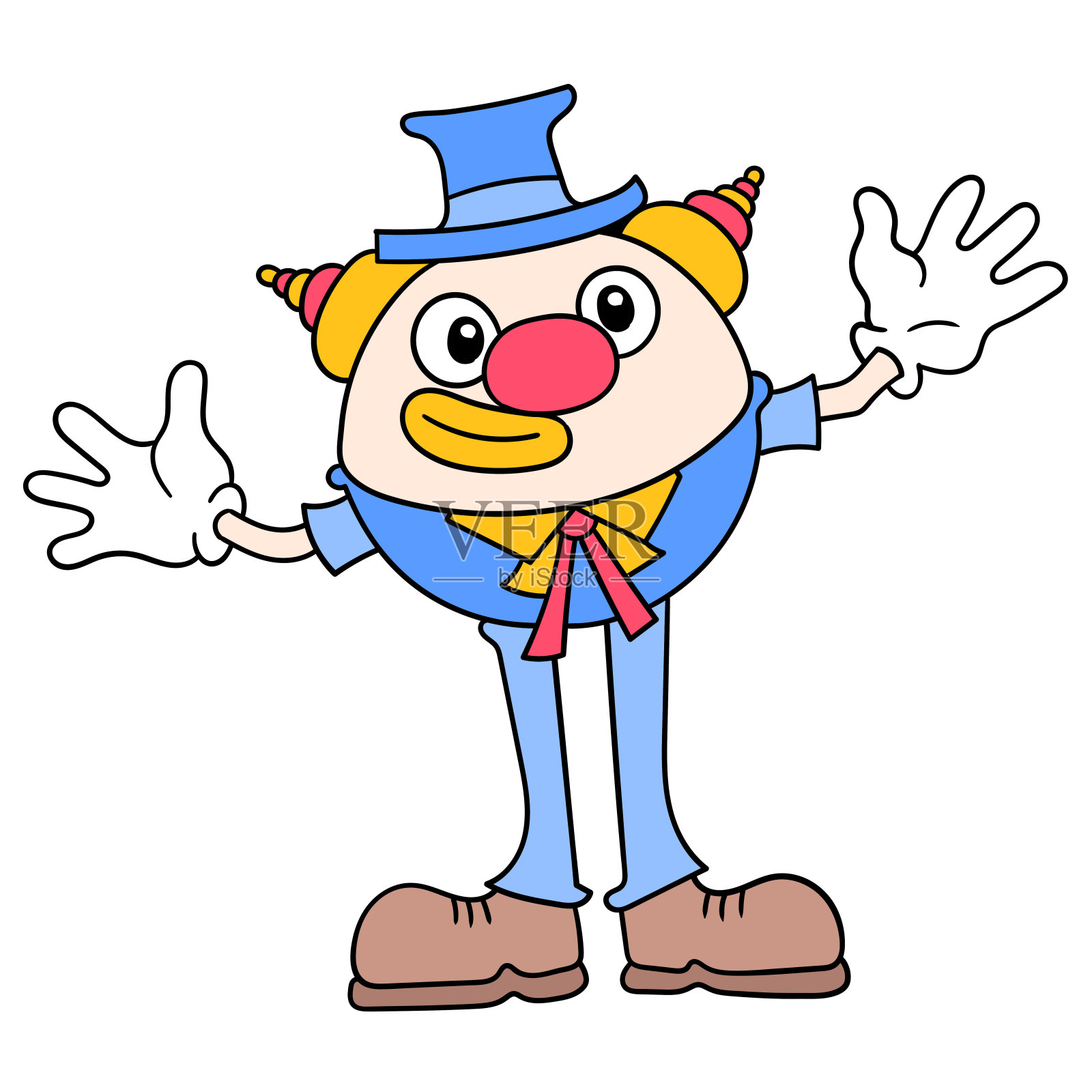 涂鸦卡通卡哇伊插画图片素材