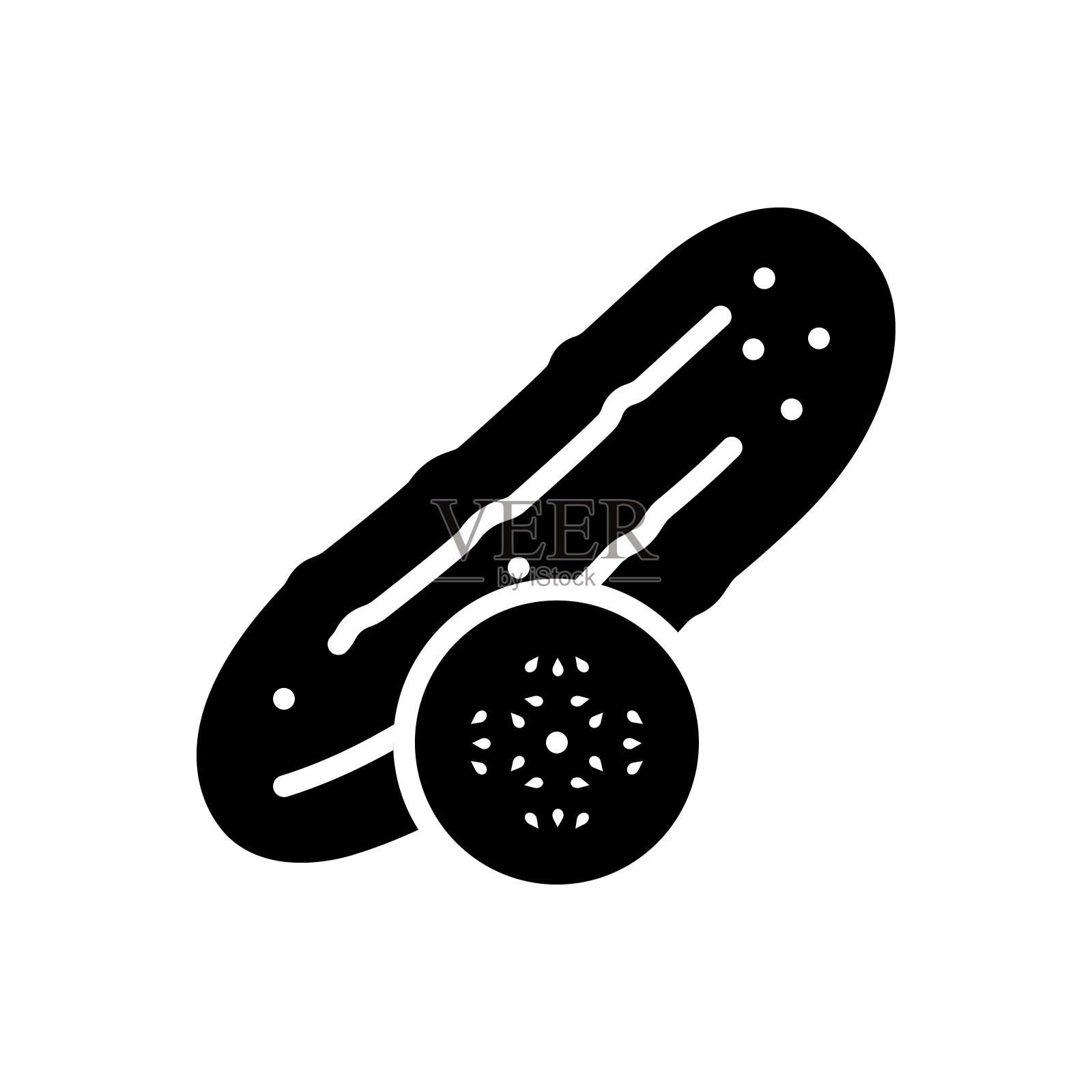 黄瓜片插画图片素材