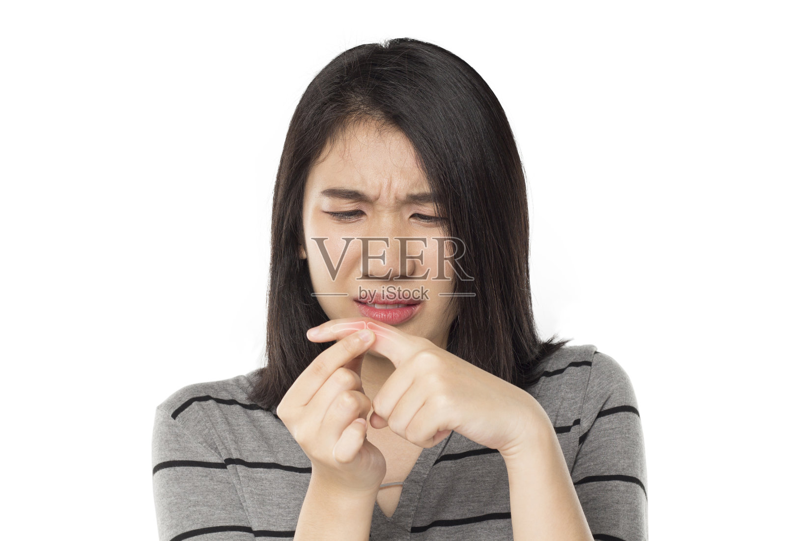 手指骨损伤照片摄影图片