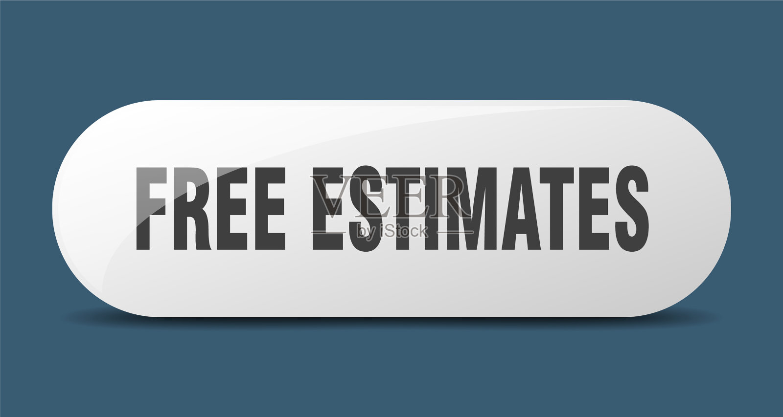 免费估计按钮贴纸横幅圆角插画图片素材