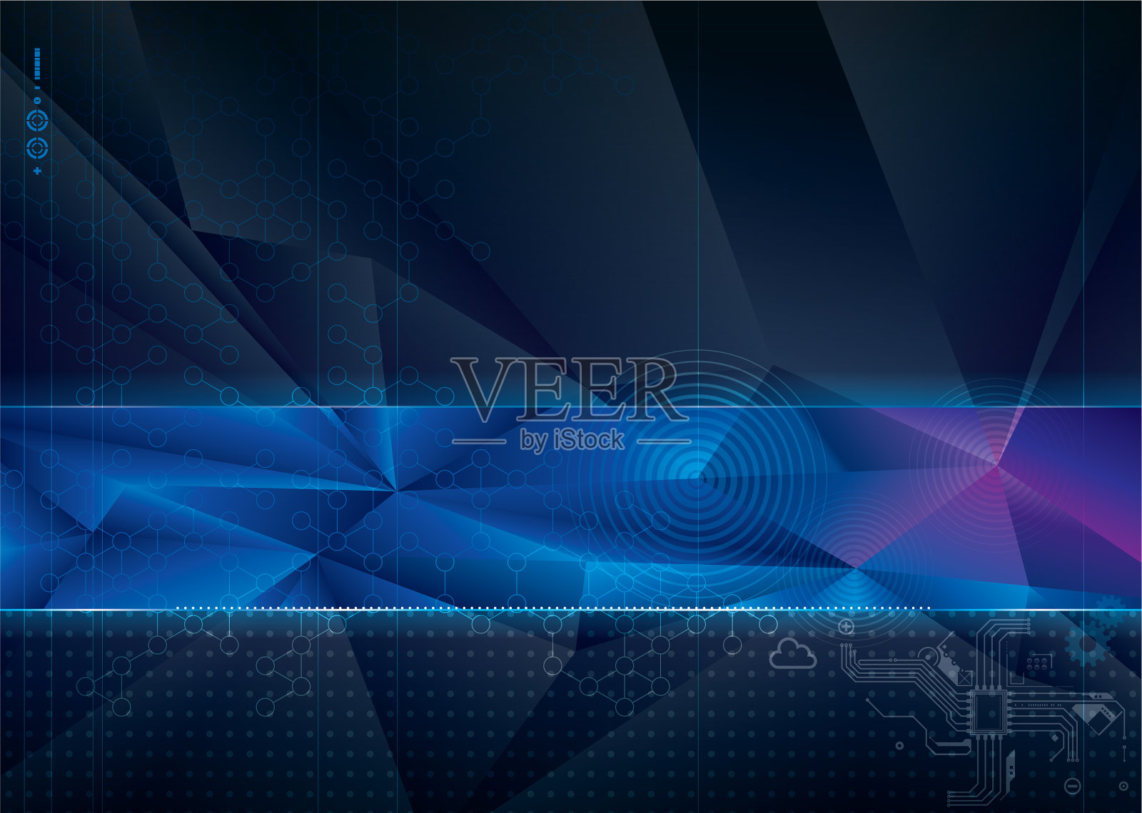 技术背景插画图片素材