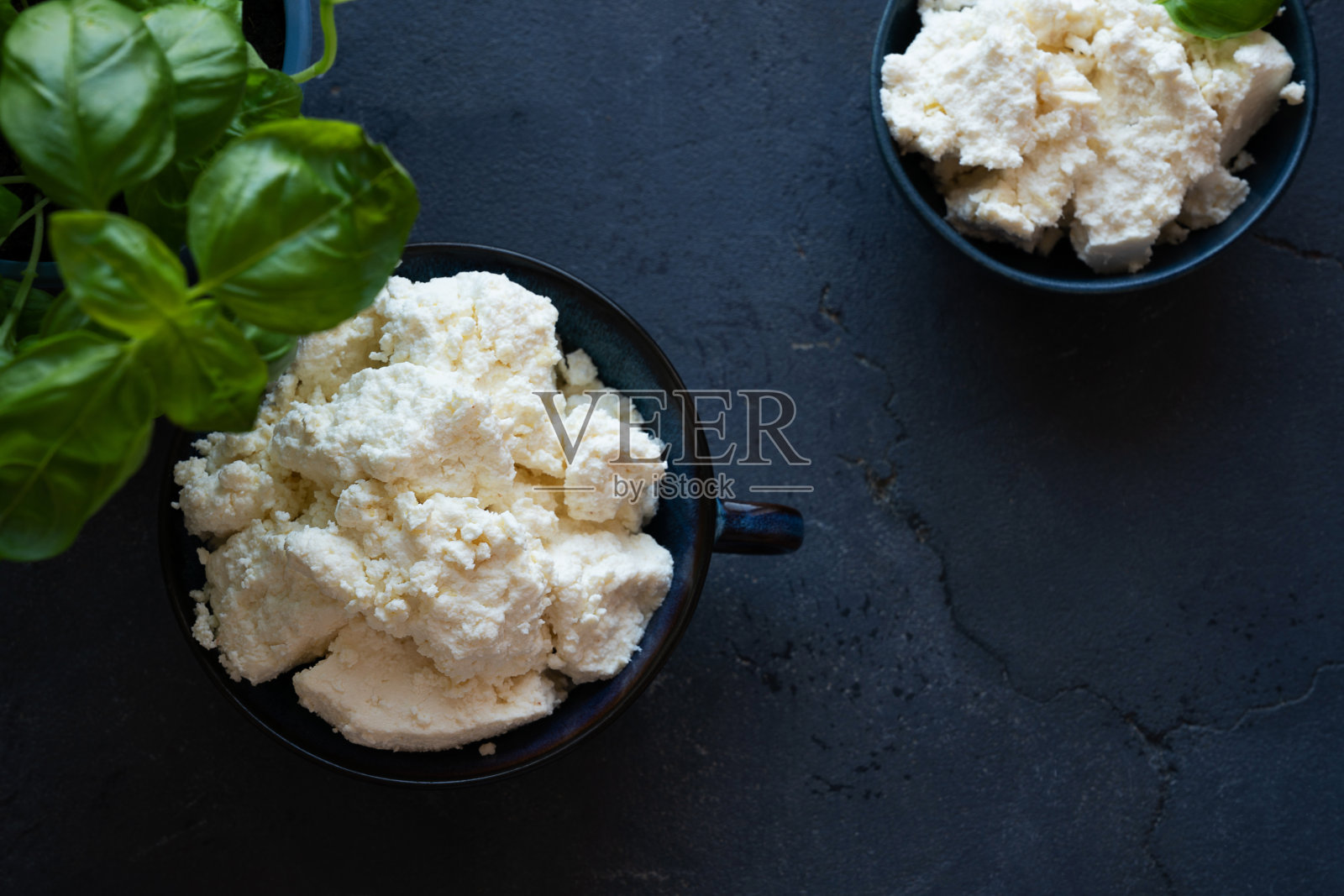 自制的新鲜乳清干酪照片摄影图片