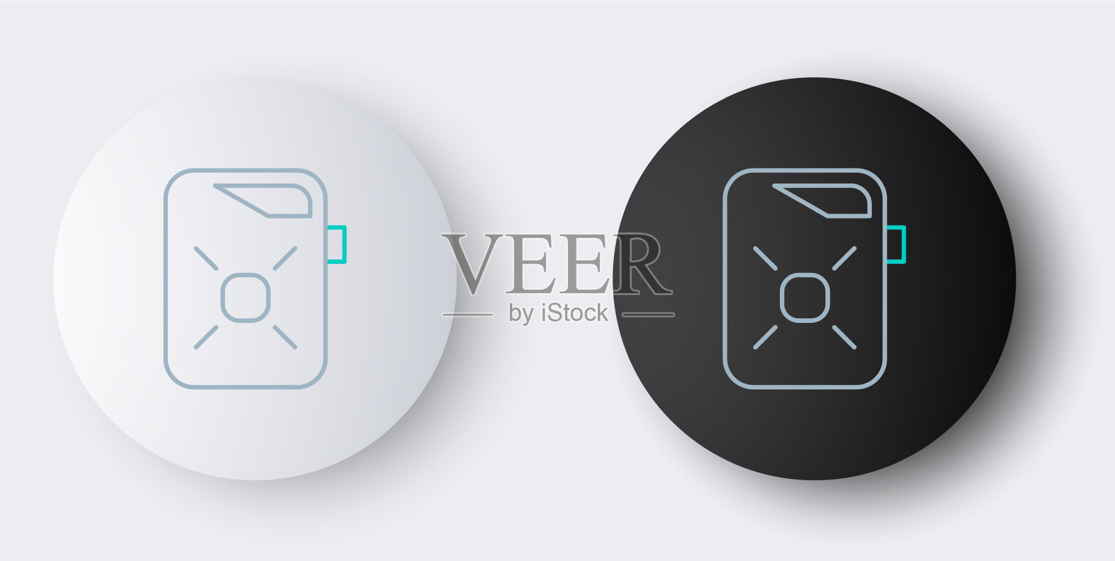 线筒为电机机油图标隔离图标素材