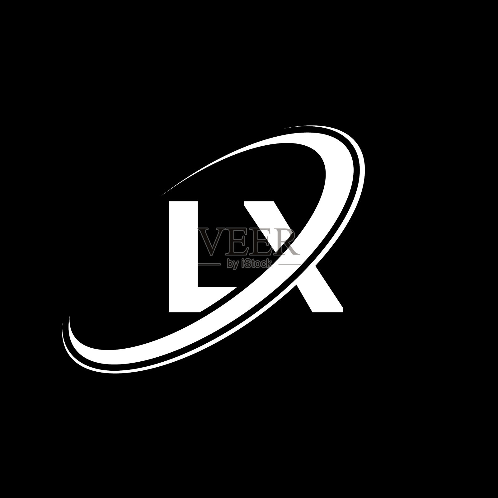 Lx字母logo设计首字母Lx插画图片素材