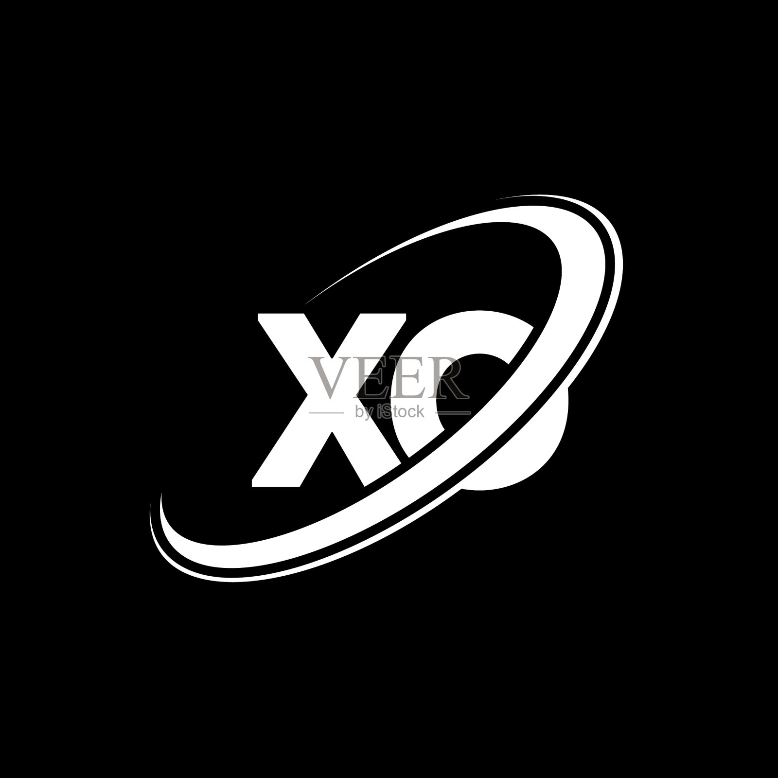 Xo xo字母logo设计首字母Xo插画图片素材
