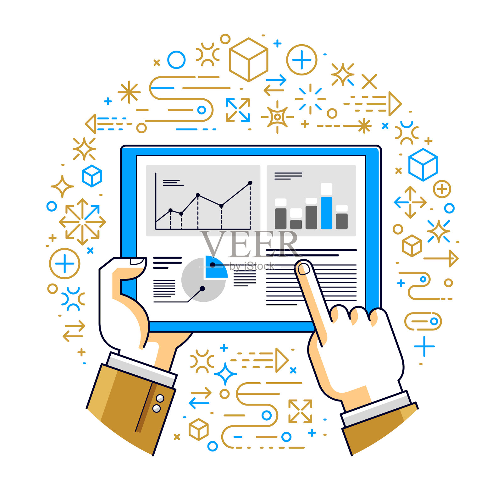 网络沟通和活动人力设计元素图片