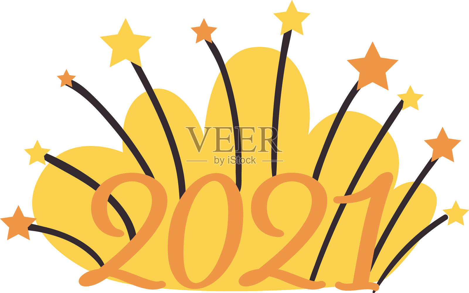 2021年与明星平风格图标设计设计元素图片