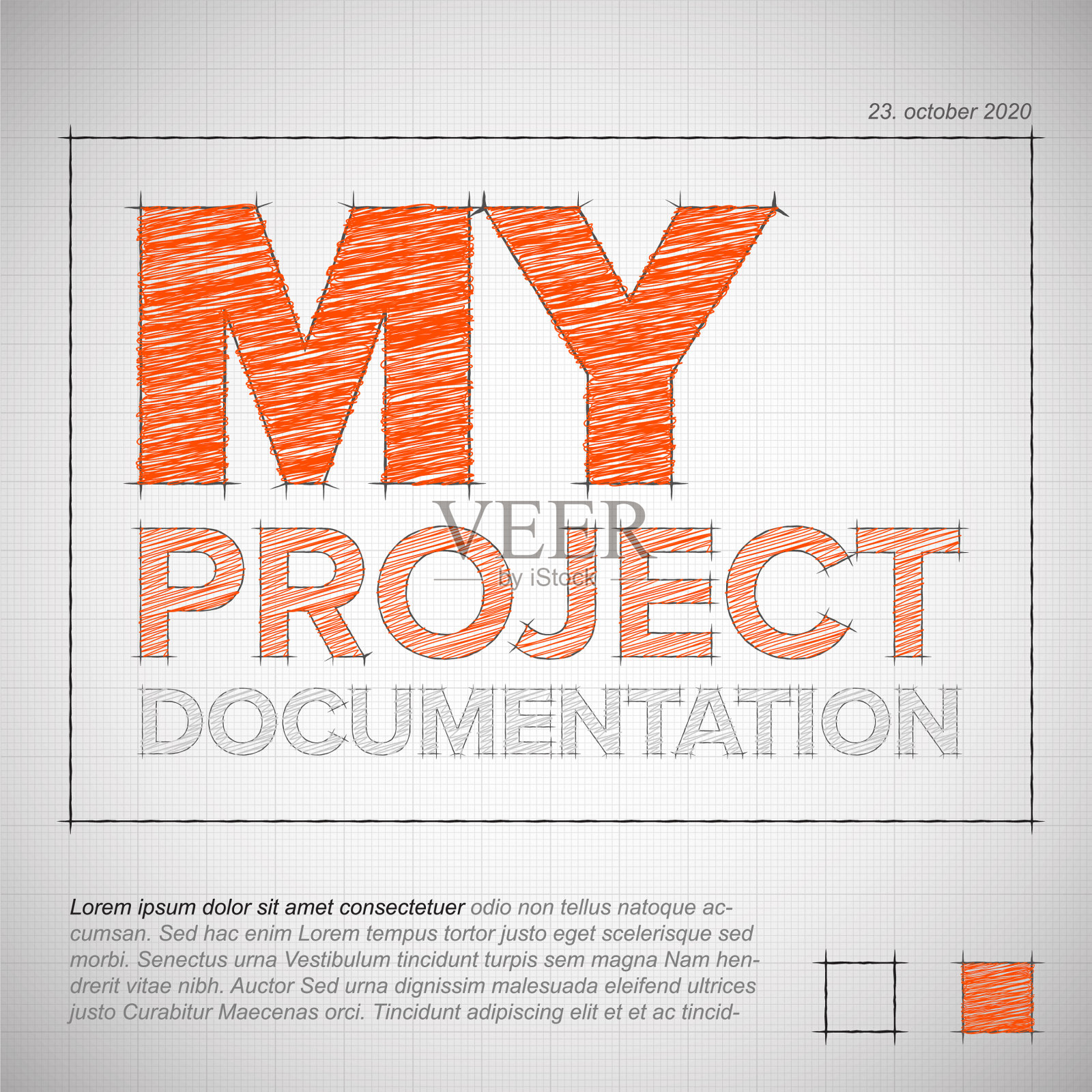 现代抽象的建筑覆盖模板设计模板素材