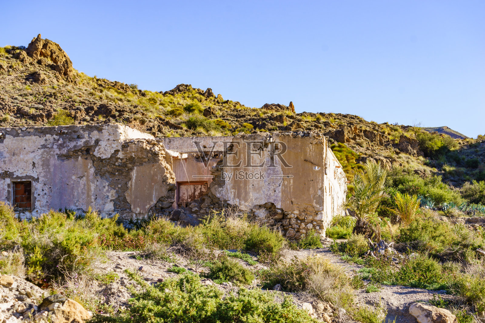 电影拍摄地点在西班牙的塞拉·阿哈米拉照片摄影图片