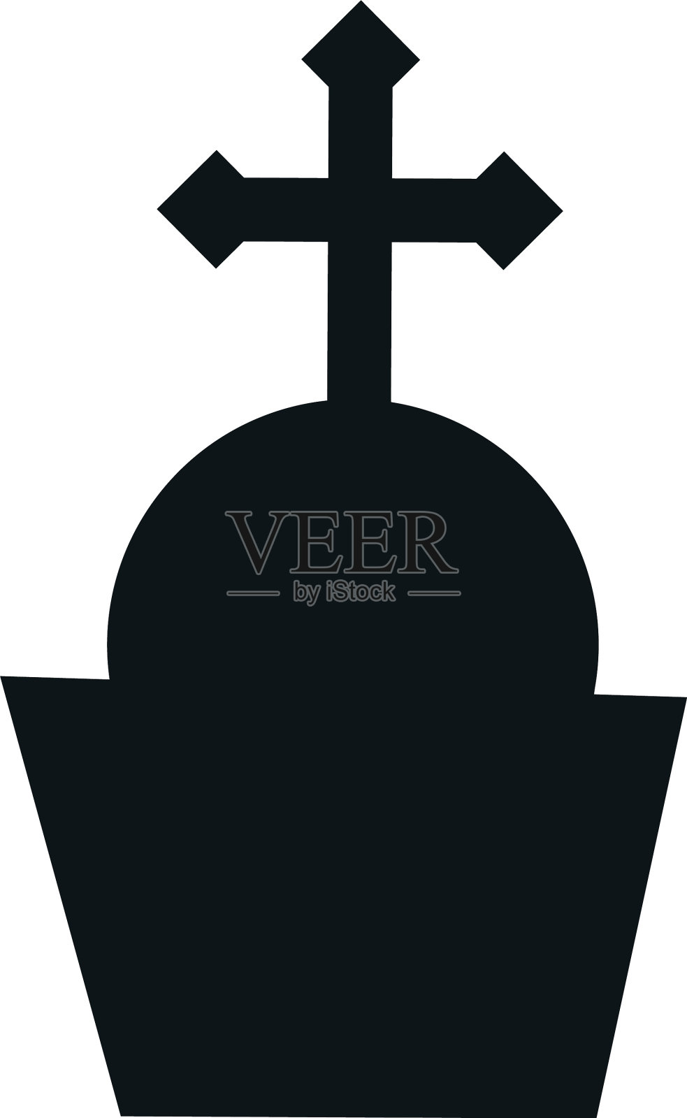 十字形墓葬设计元素图片