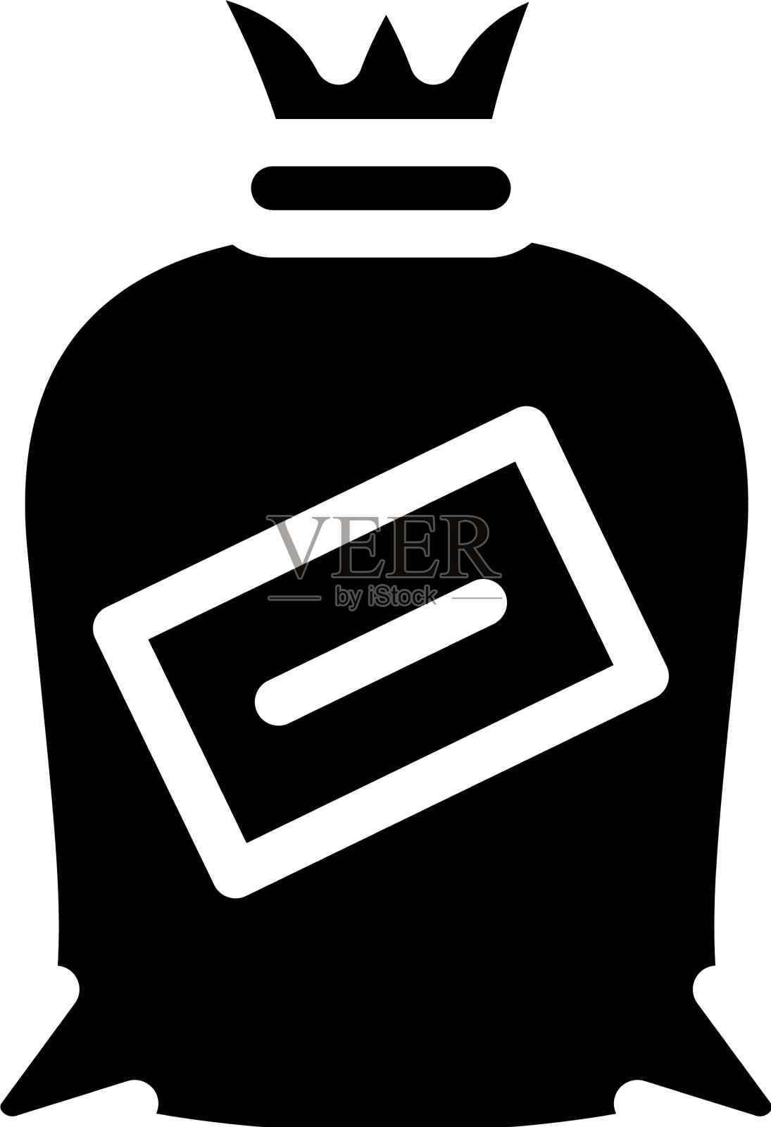 种子袋字形图标符号插画图片素材