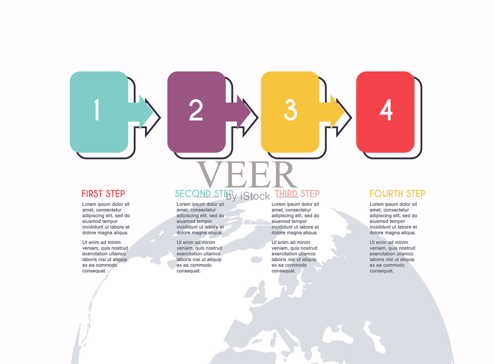 信息图形为您的业务演示可以插画图片素材