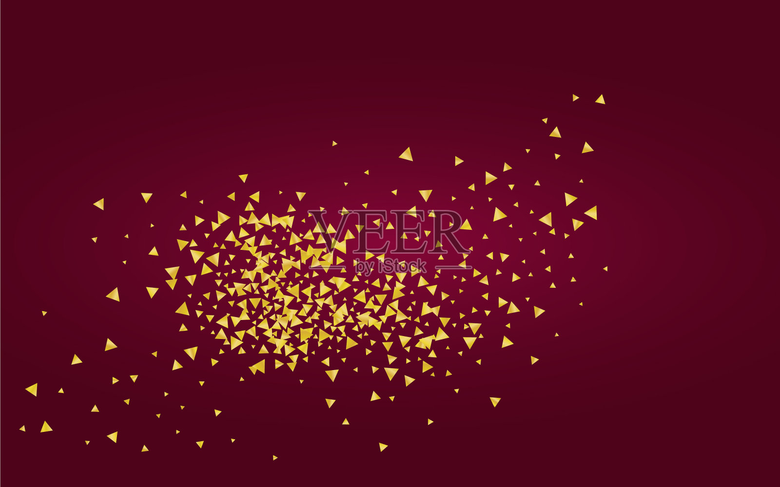 金色闪耀魅力勃艮第背景孤立插画图片素材