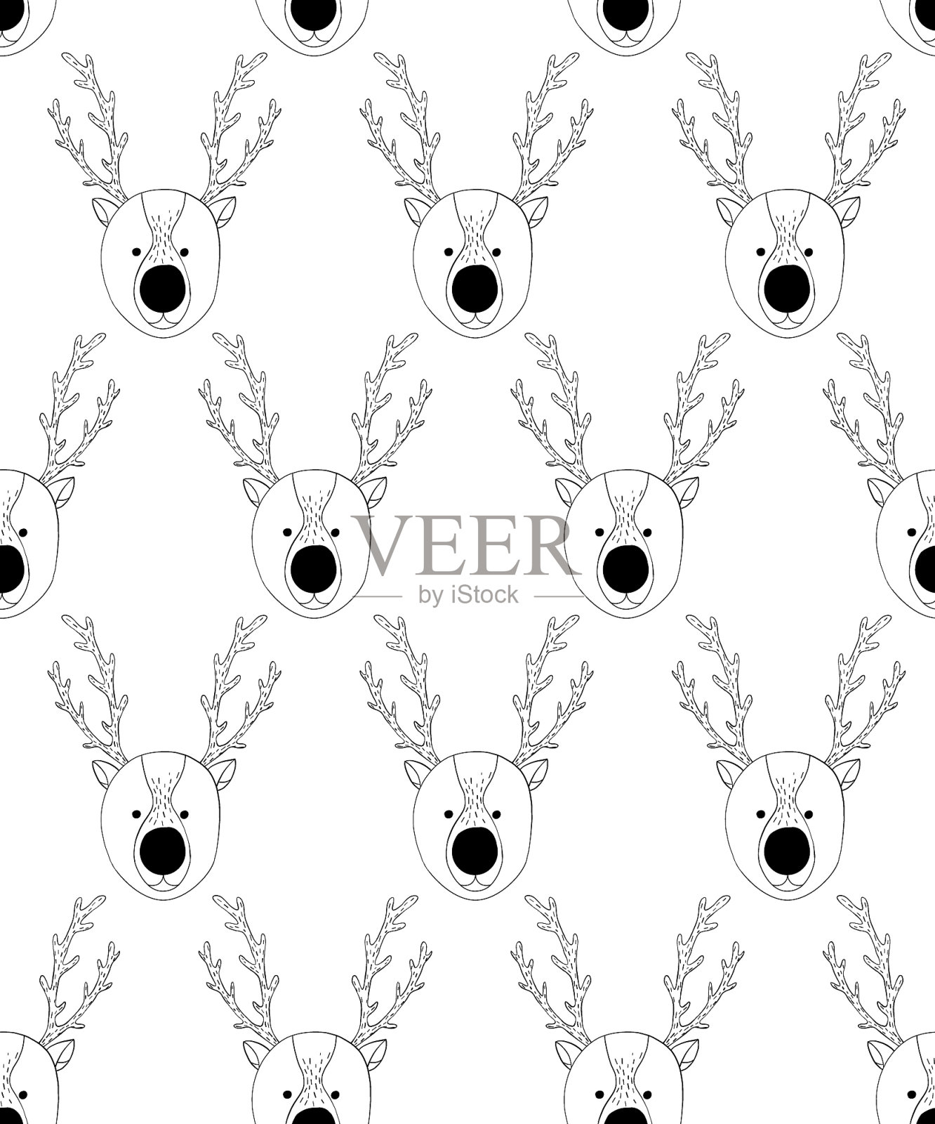 黑色和白色包装纸插画图片素材