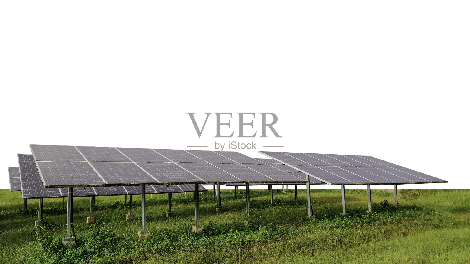 可再生能源光伏组件照片摄影图片