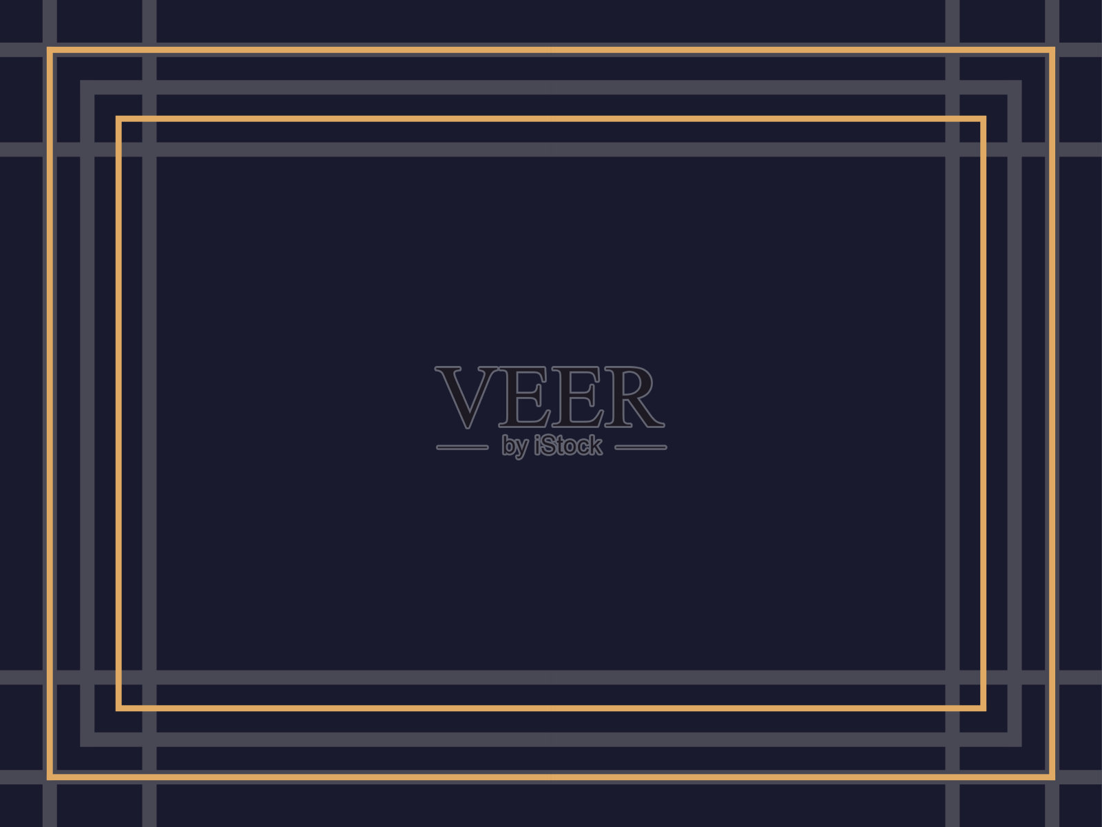 艺术装饰风格的框架。的线性边界。为邀请函、传单和贺卡设计模板。几何金色的框架。20世纪20 - 30年代的风格。矢量图插画图片素材