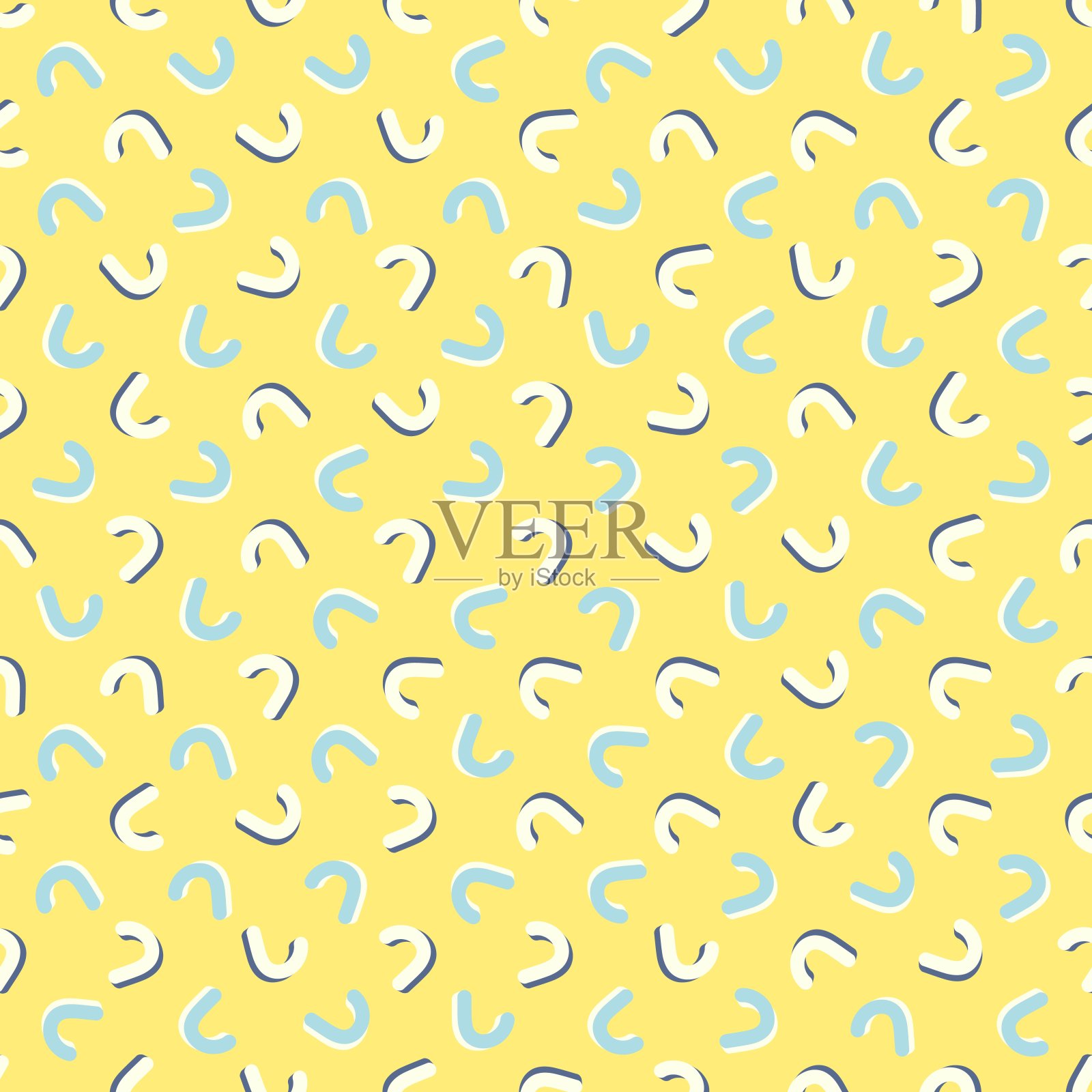 无缝的抽象模式。织物或纸张印刷的美丽纹理。矢量插图。可爱的彩色背景。插画图片素材