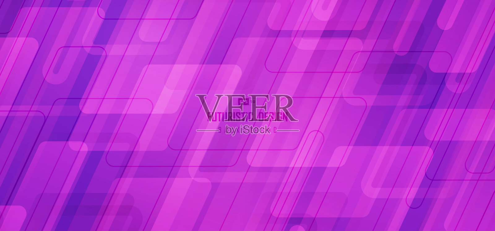 矩形品红样式模板的抽象工艺设计。与线技术广场的背景重叠。说明向量插画图片素材