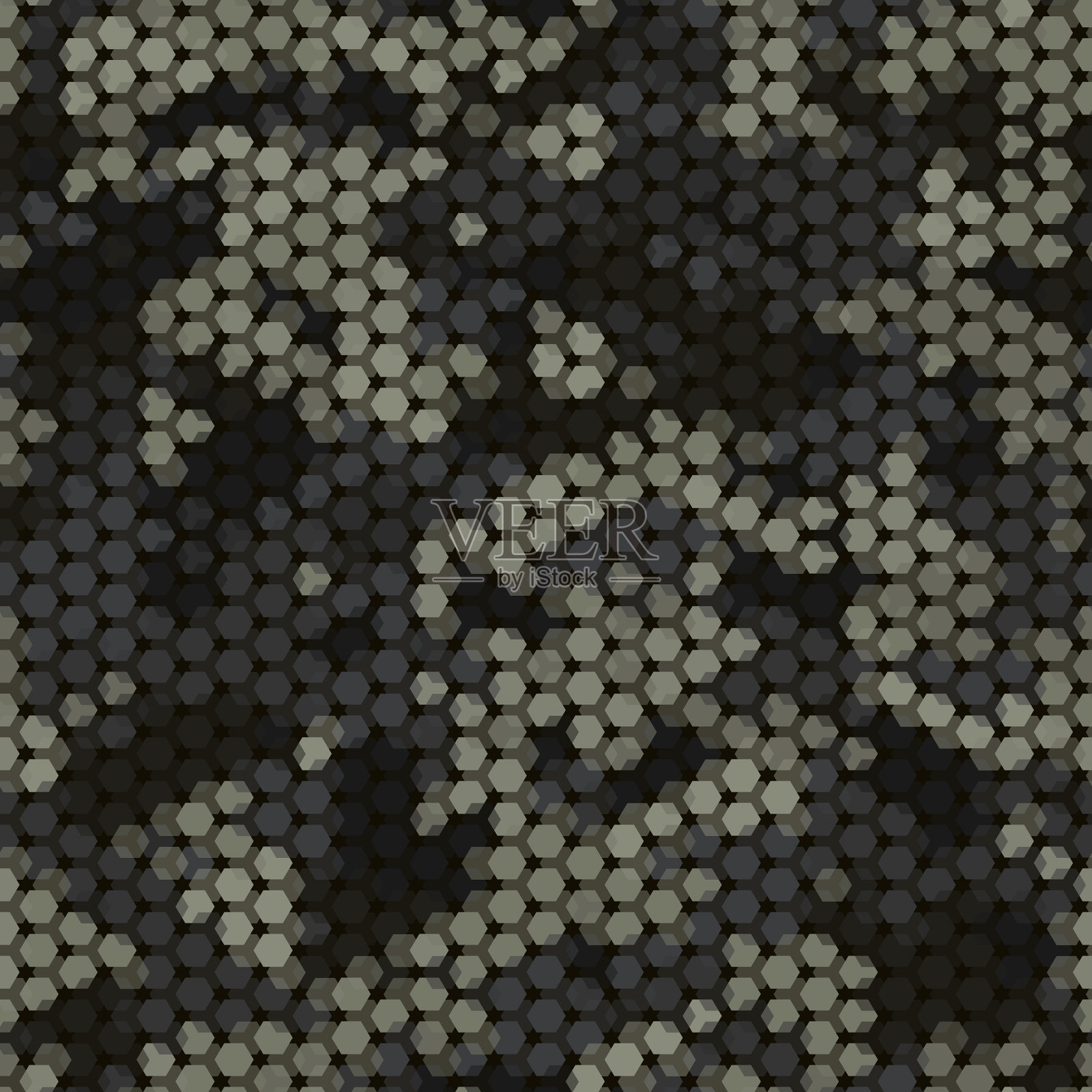 纹理军用伪装无缝图案插画图片素材