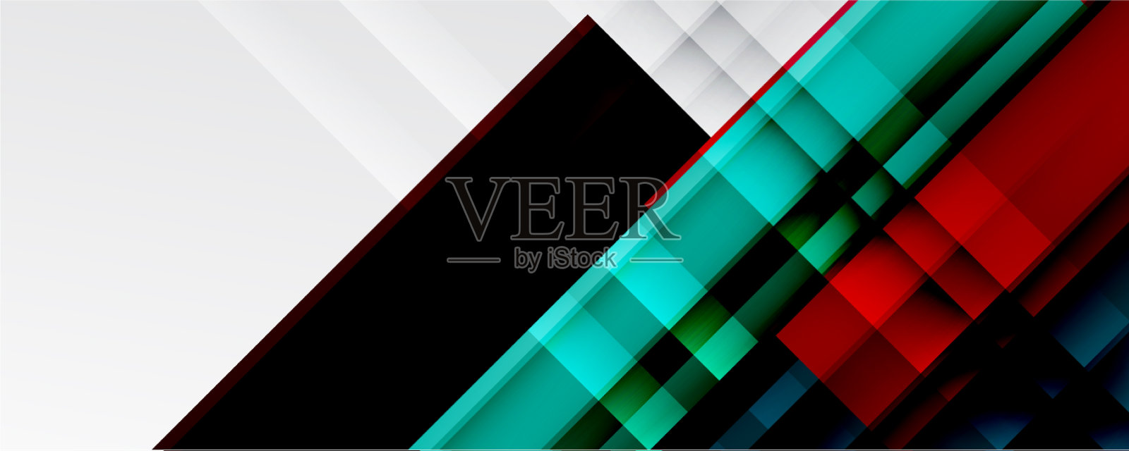 带有阴影线的几何抽象背景插画图片素材