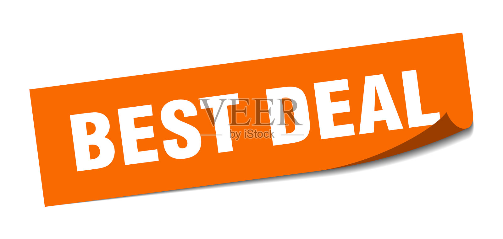 最好的交易不干胶方形隔离标签标志设计元素图片