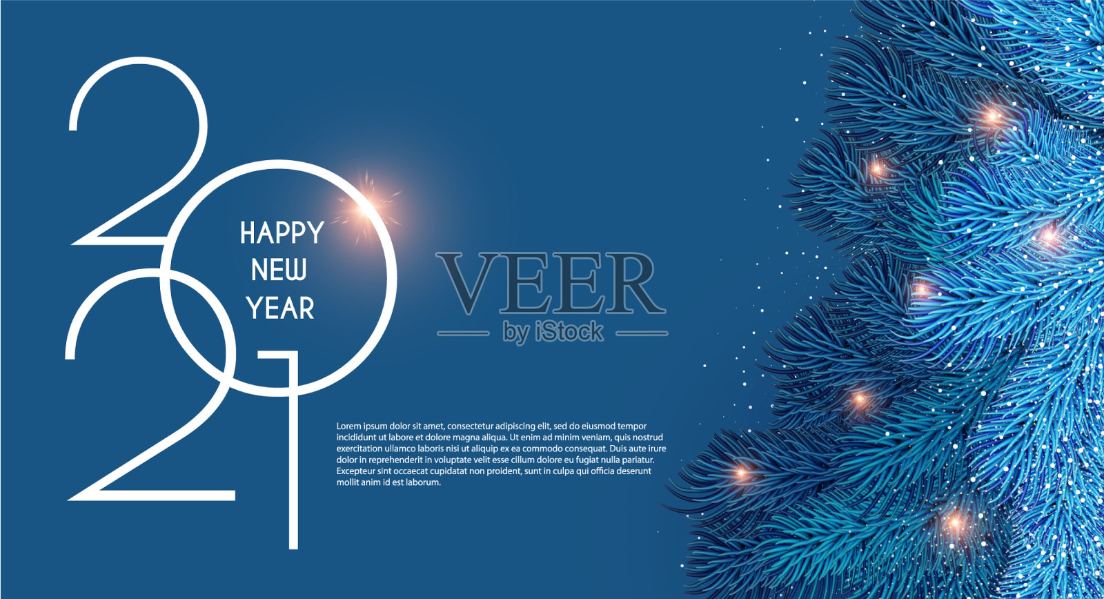 圣诞快乐，2021年新年快乐设计模板素材