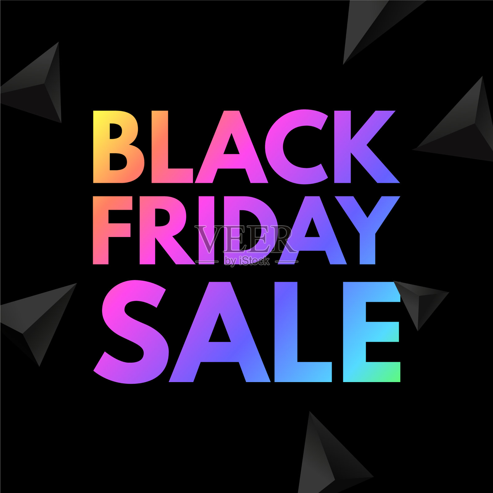 黑色星期五促销海报模板超级提供3d设计元素图片