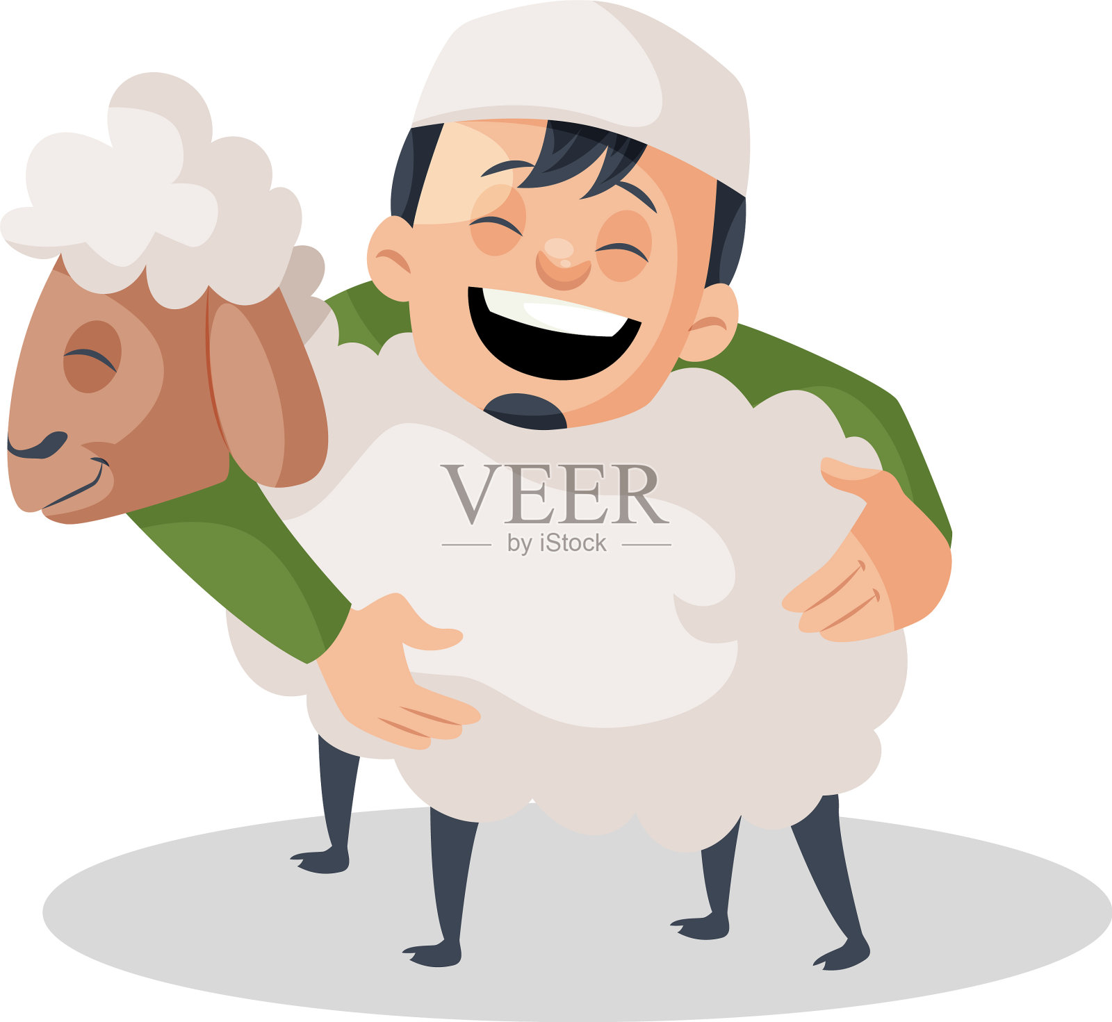 穆斯林男孩设计元素图片