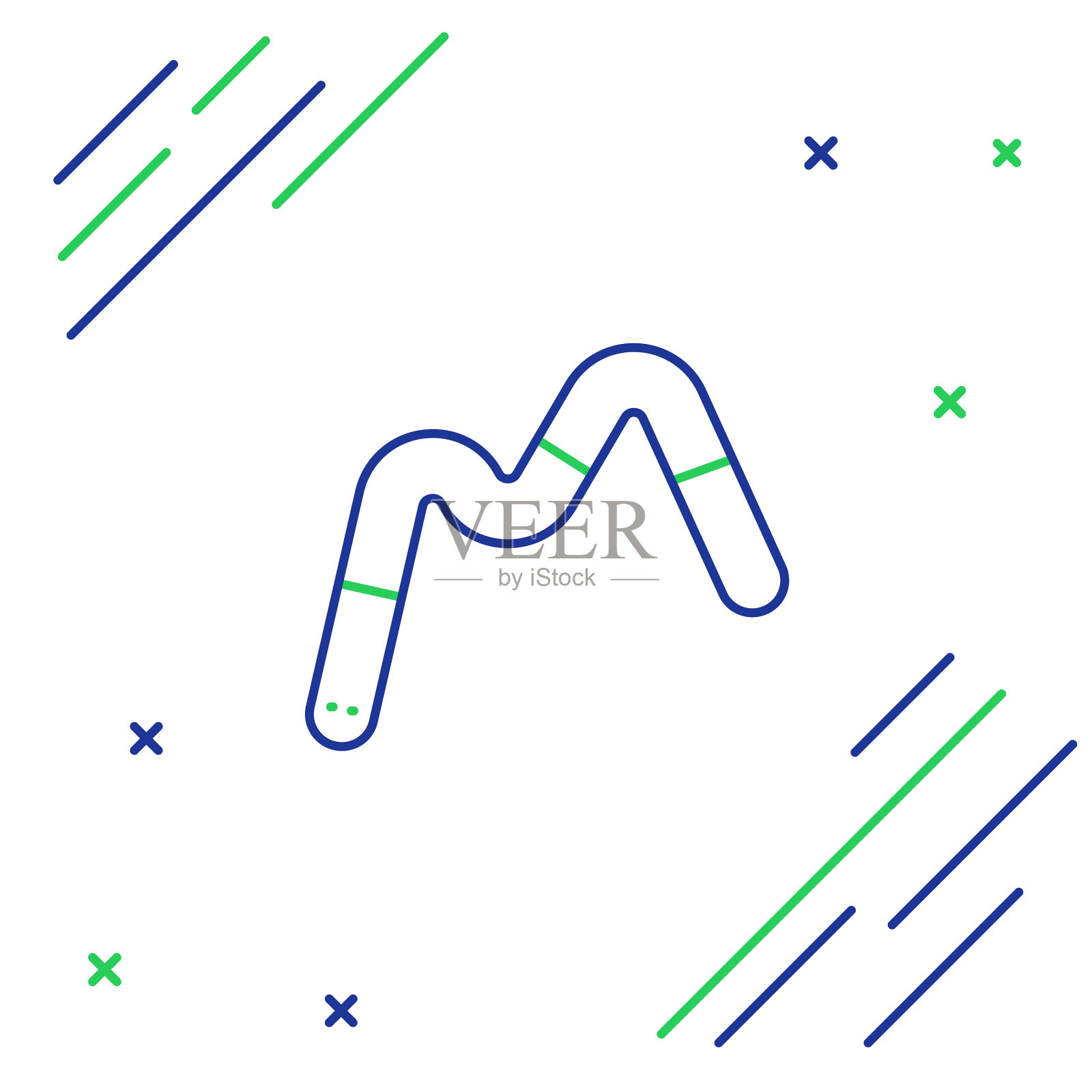 线果冻虫糖果图标孤立在白色插画图片素材