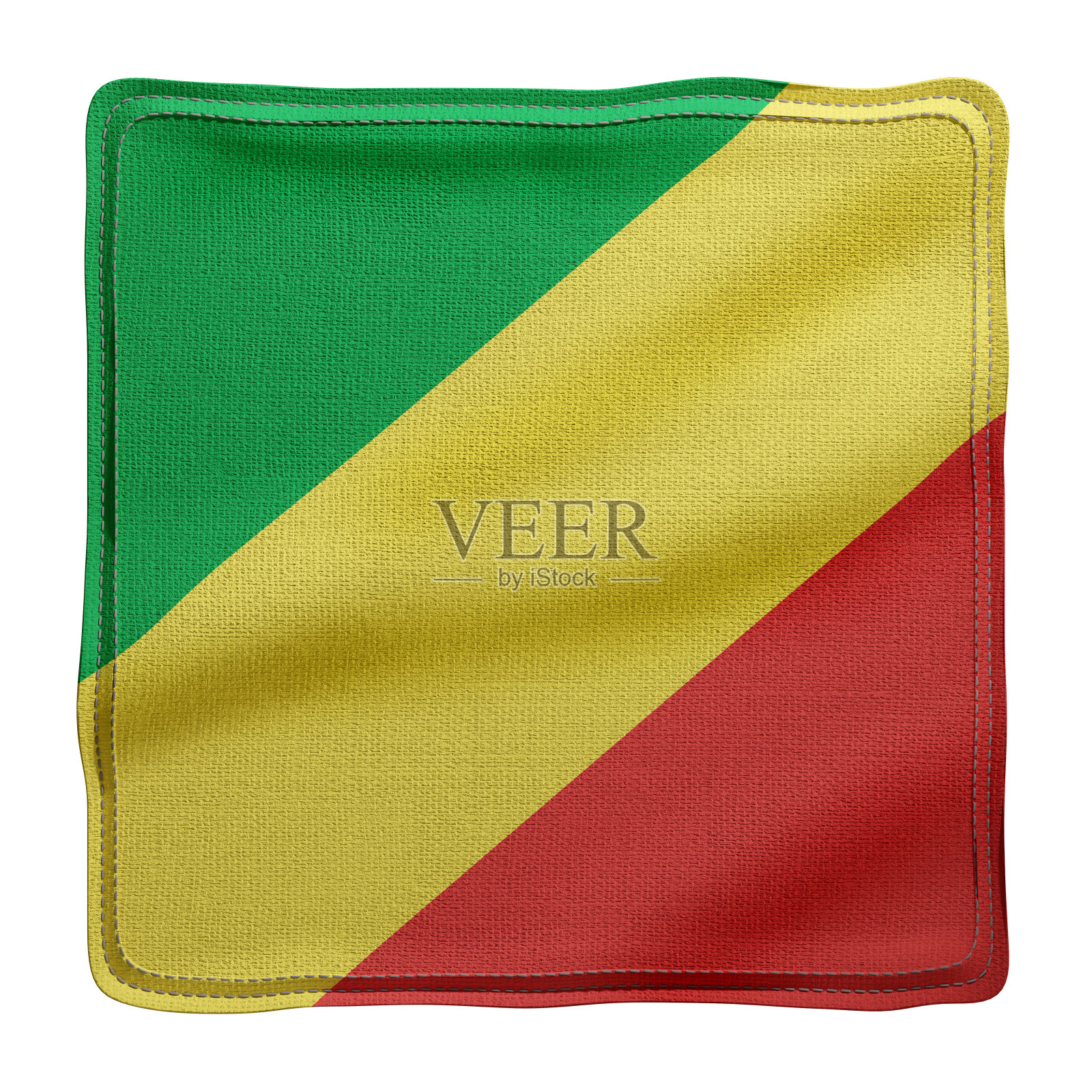 刚果共和国3d国旗照片摄影图片