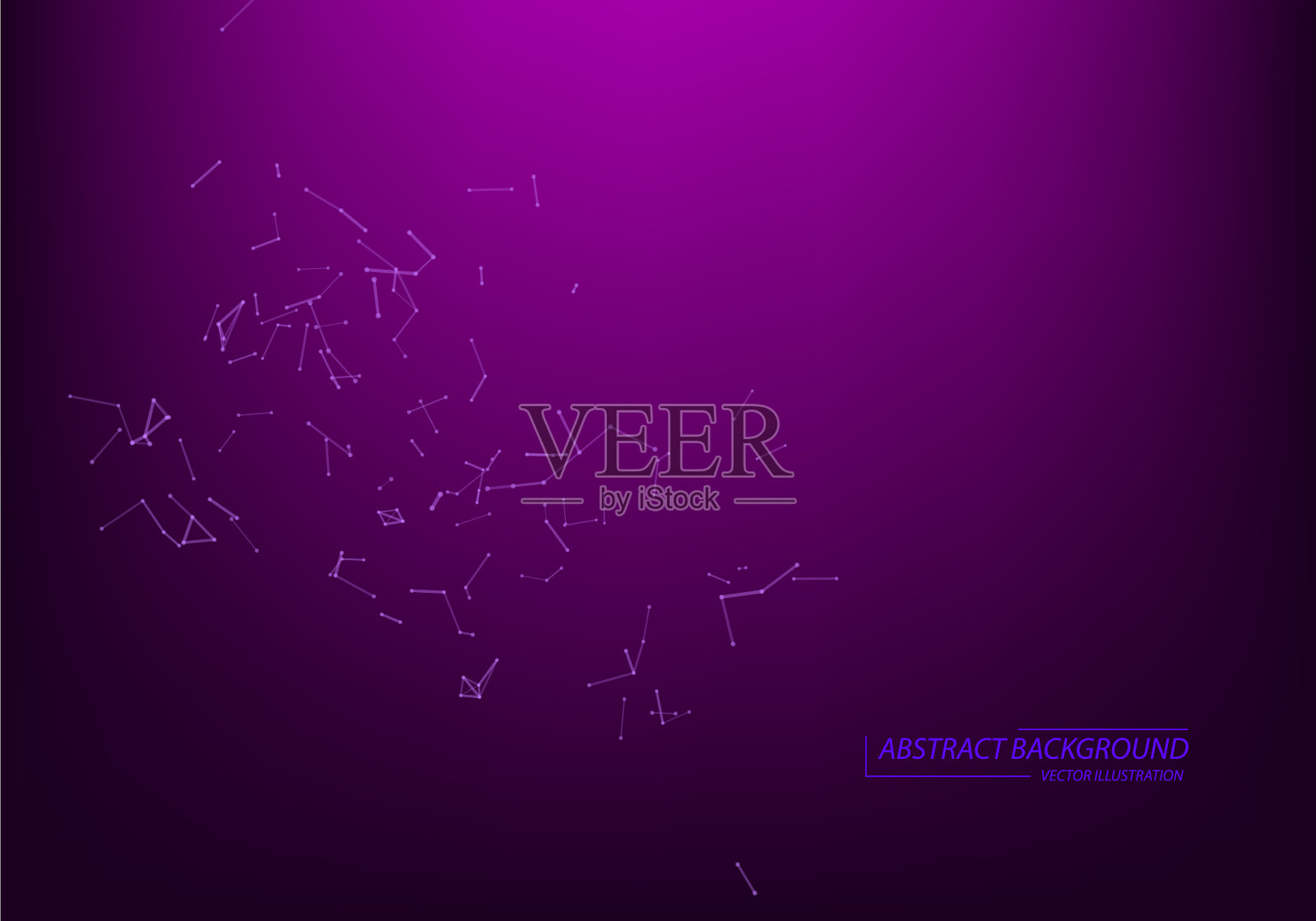 摘要网络连接背景霓虹灯插画图片素材