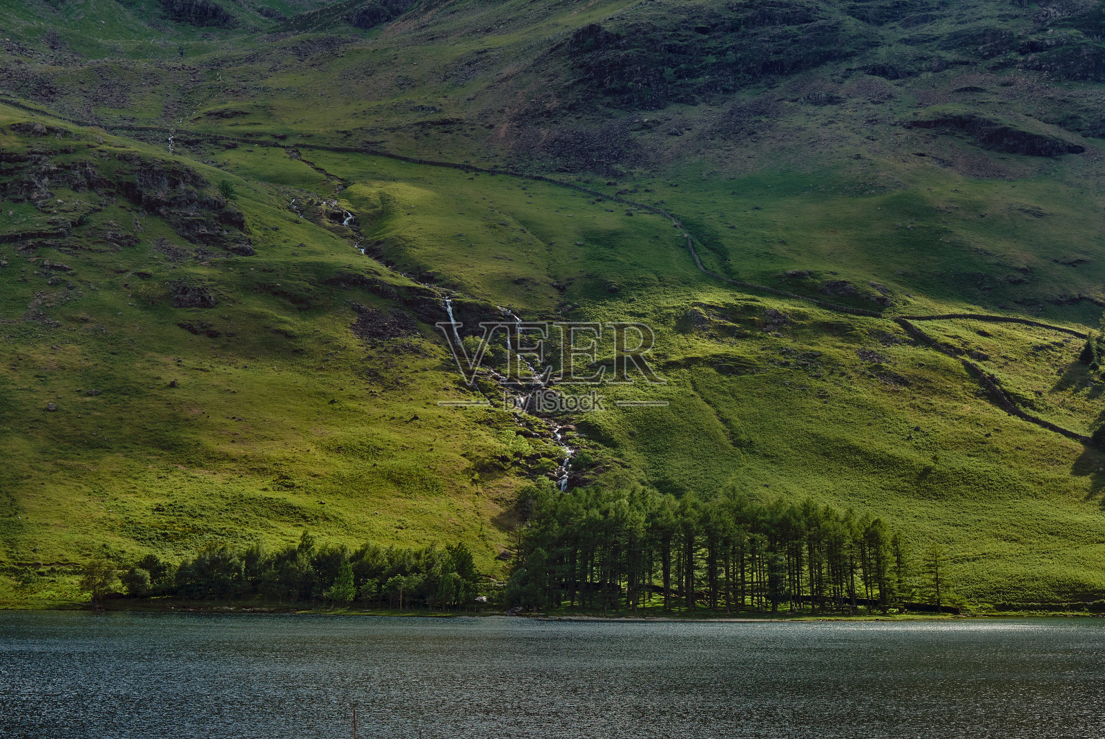 巴特米尔湖，湖区，英国照片摄影图片