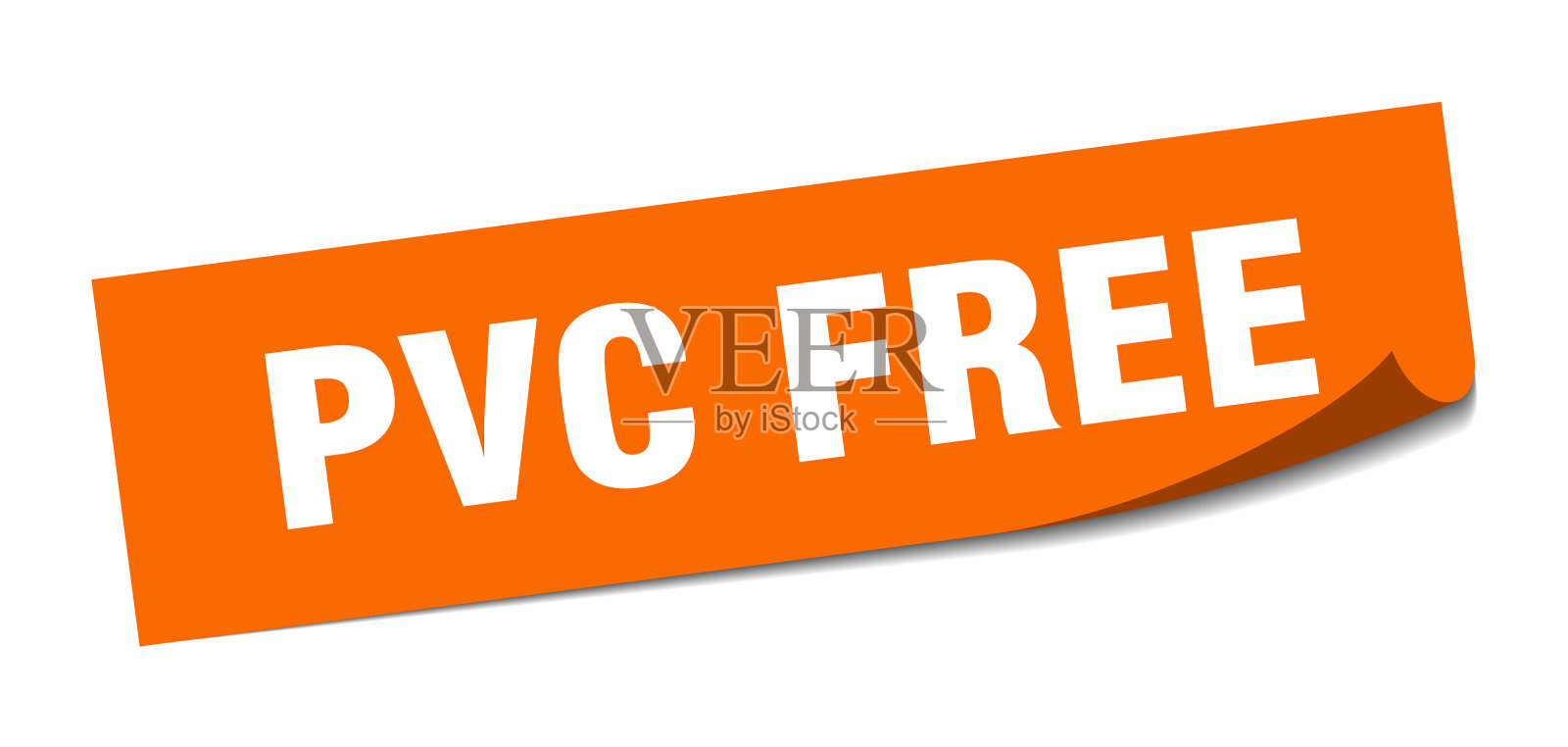 PVC不干胶方形隔离标签标牌剥皮器插画图片素材