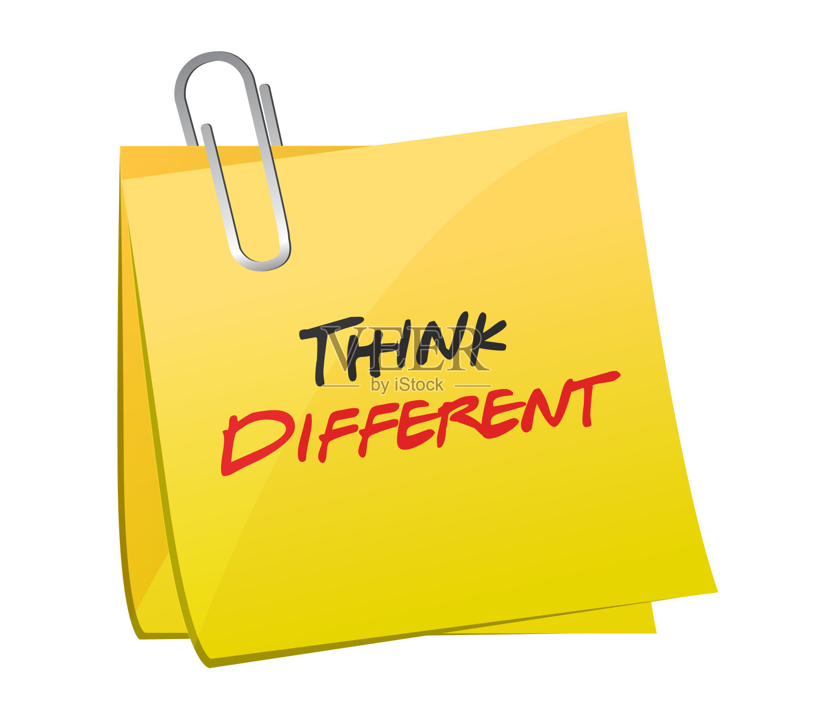 思考不同的后期插画设计插画图片素材