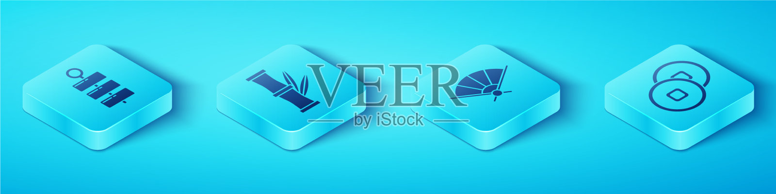 设置等距烟花竹元图标素材