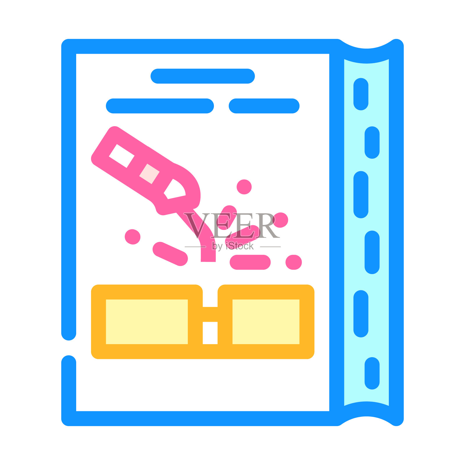 焊接教程颜色图标矢量插图线插画图片素材