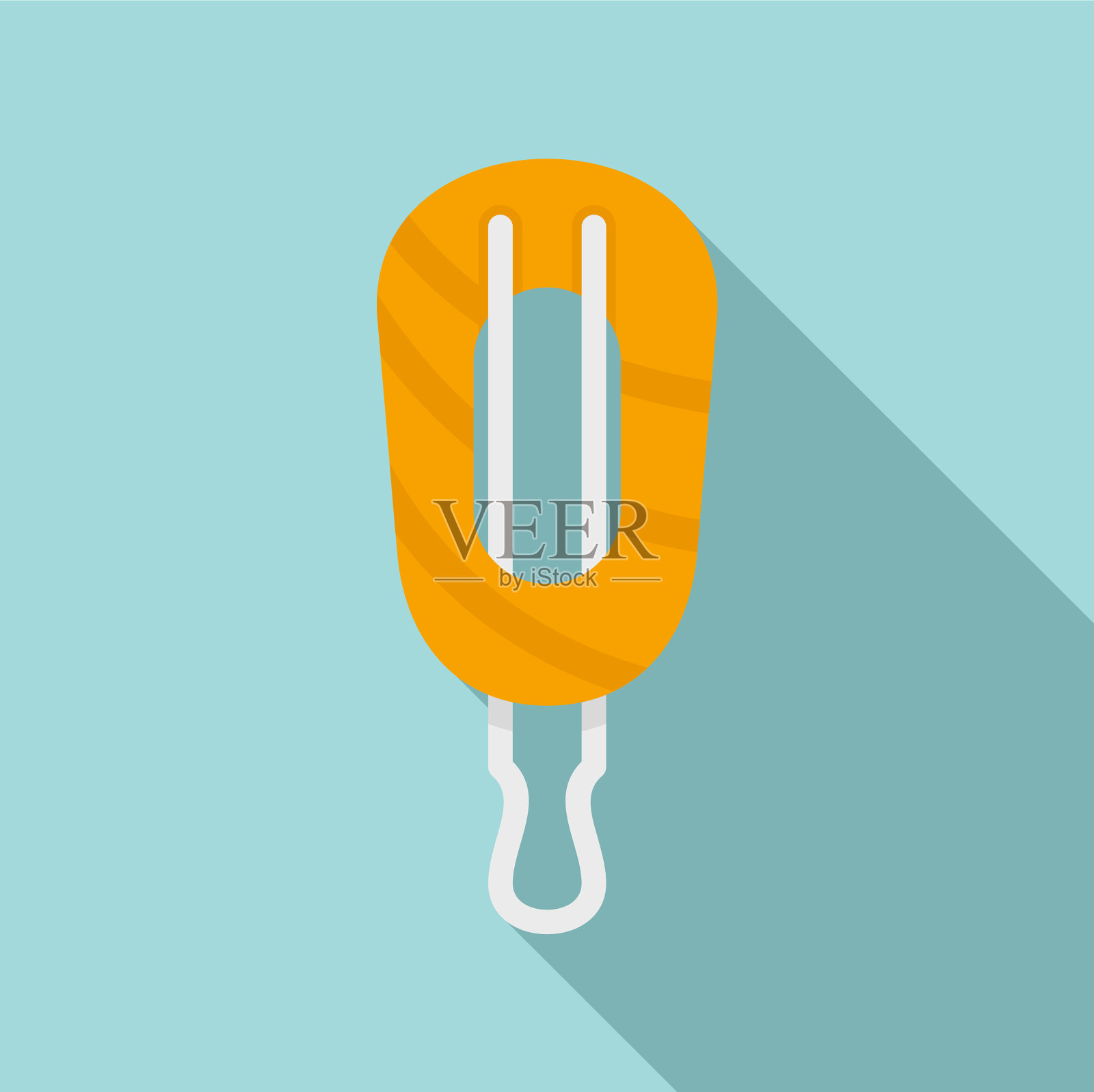 发夹图标平风格插画图片素材