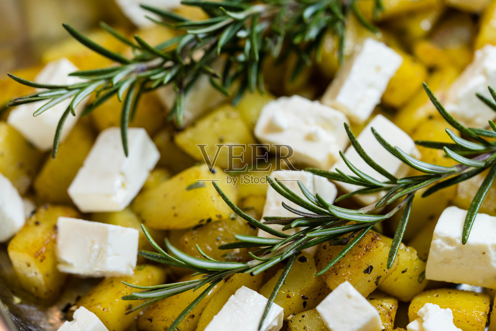 迷迭香土豆照片摄影图片