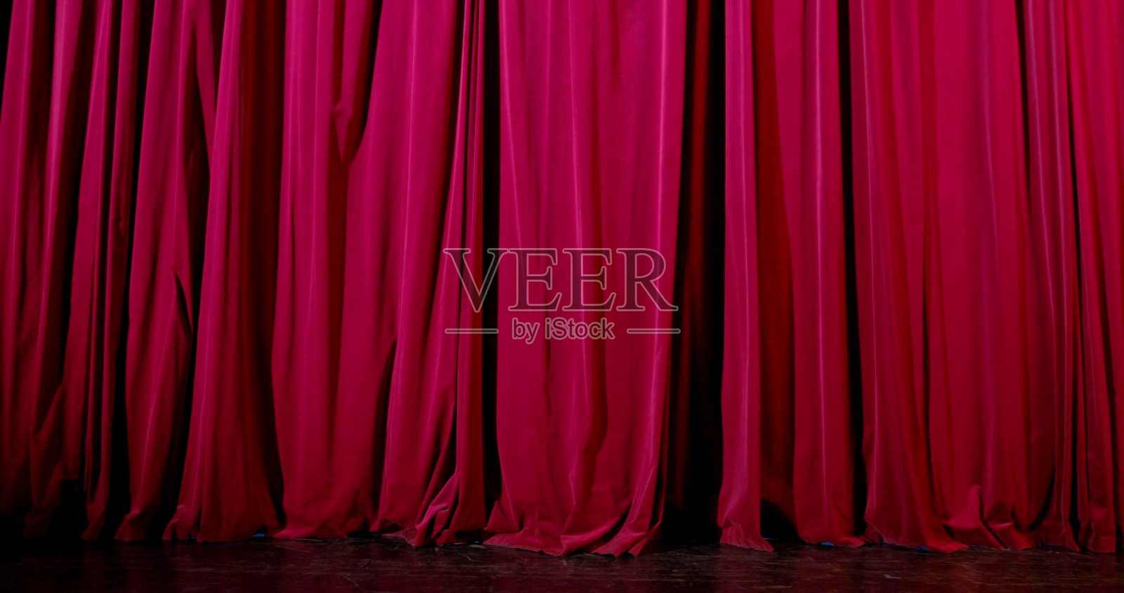 一个剧院幕布的特写照片摄影图片